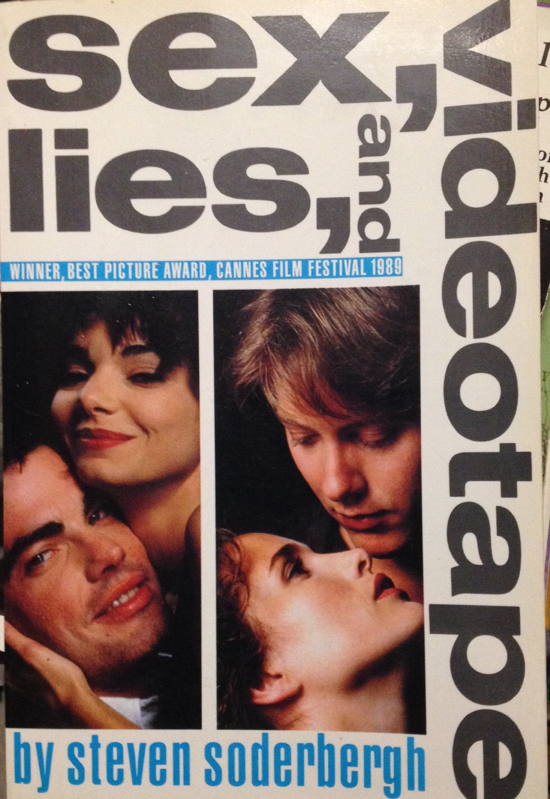 Sex, Lies, and Videotape Movie Edition Screenplay