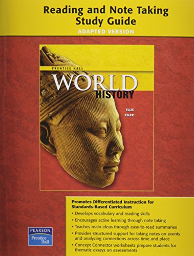 PRENTICE HALL WORLD HISTORY ADAPTED READING AND NOTE TAKING STUDY GUIDE SURVEY 2007