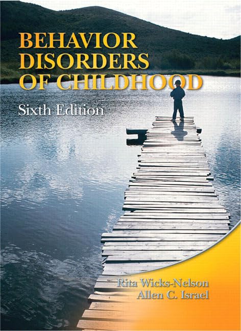 Behavior Disorders Of Childhood - 284