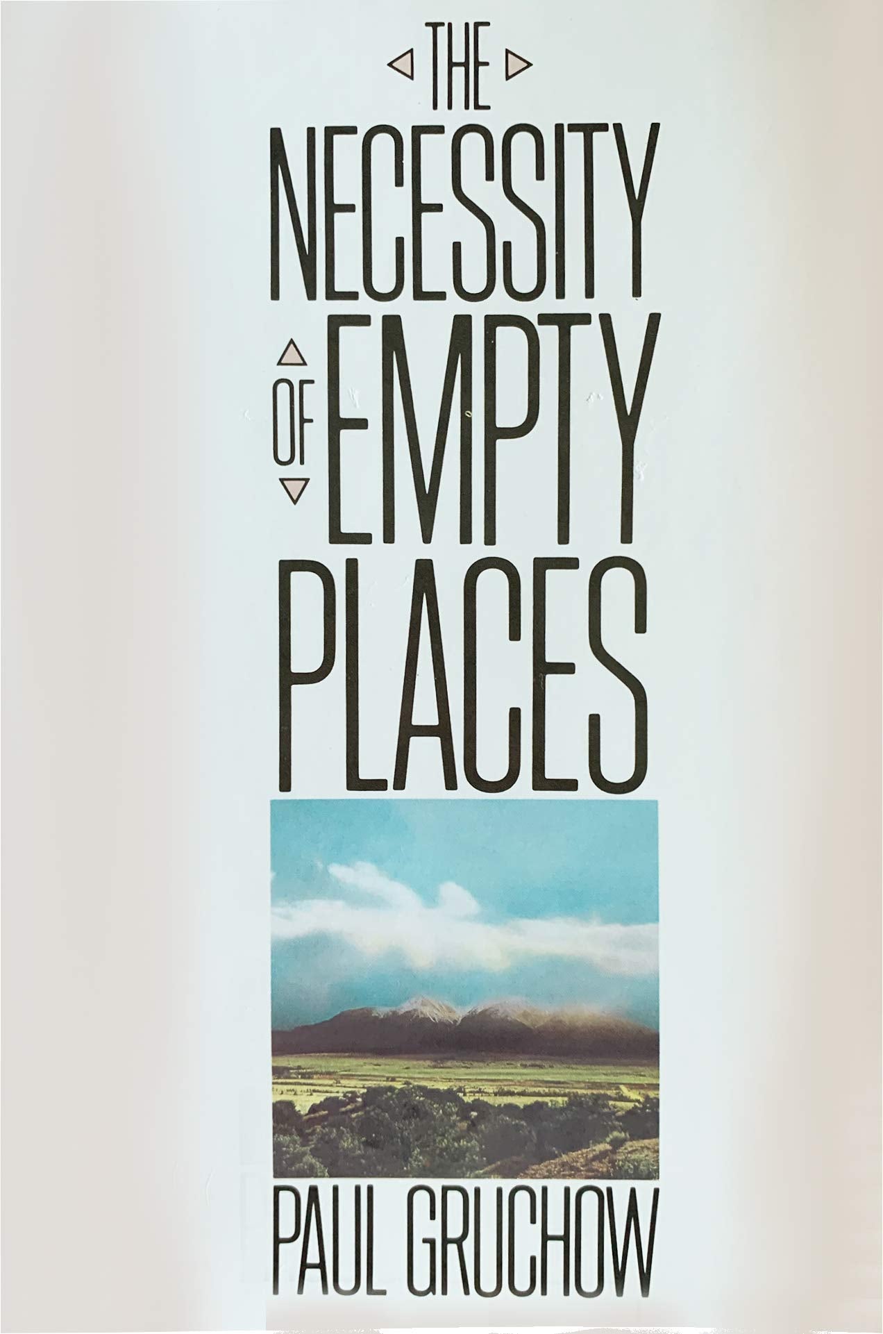 The Necessity of Empty Places