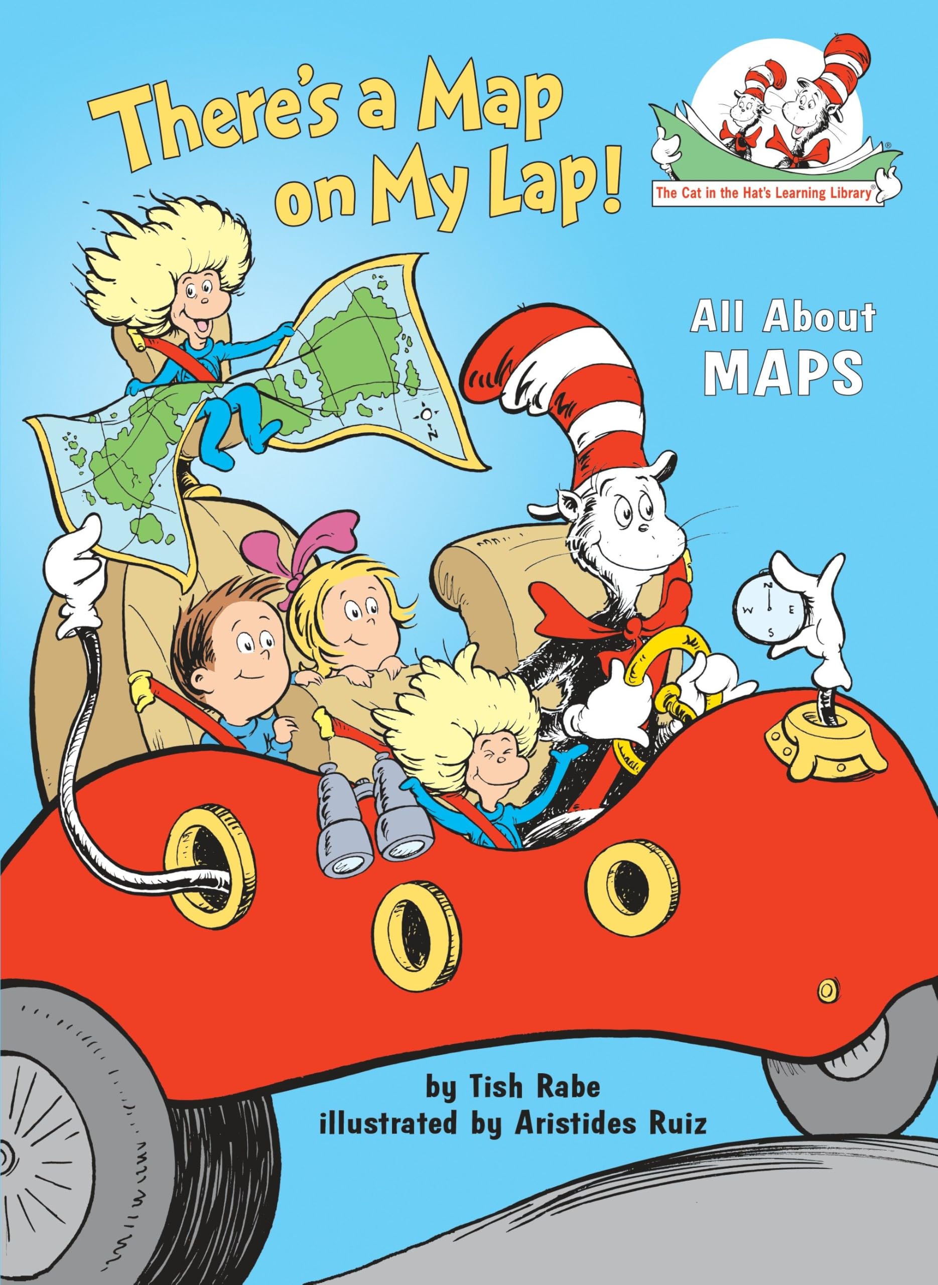 There's a Map on My Lap! All About Maps (The Cat in the Hat's Learning Library) - 3146