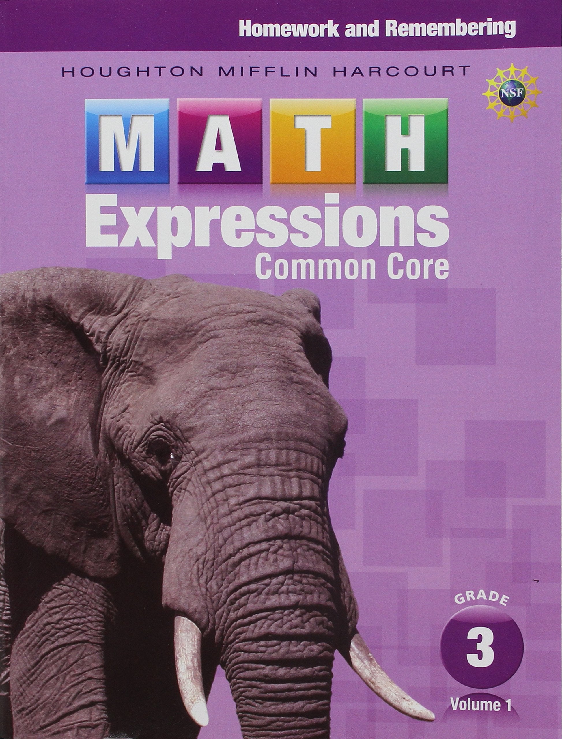 Homework & Remembering, Volume 1 Grade 3 (Math Expressions)