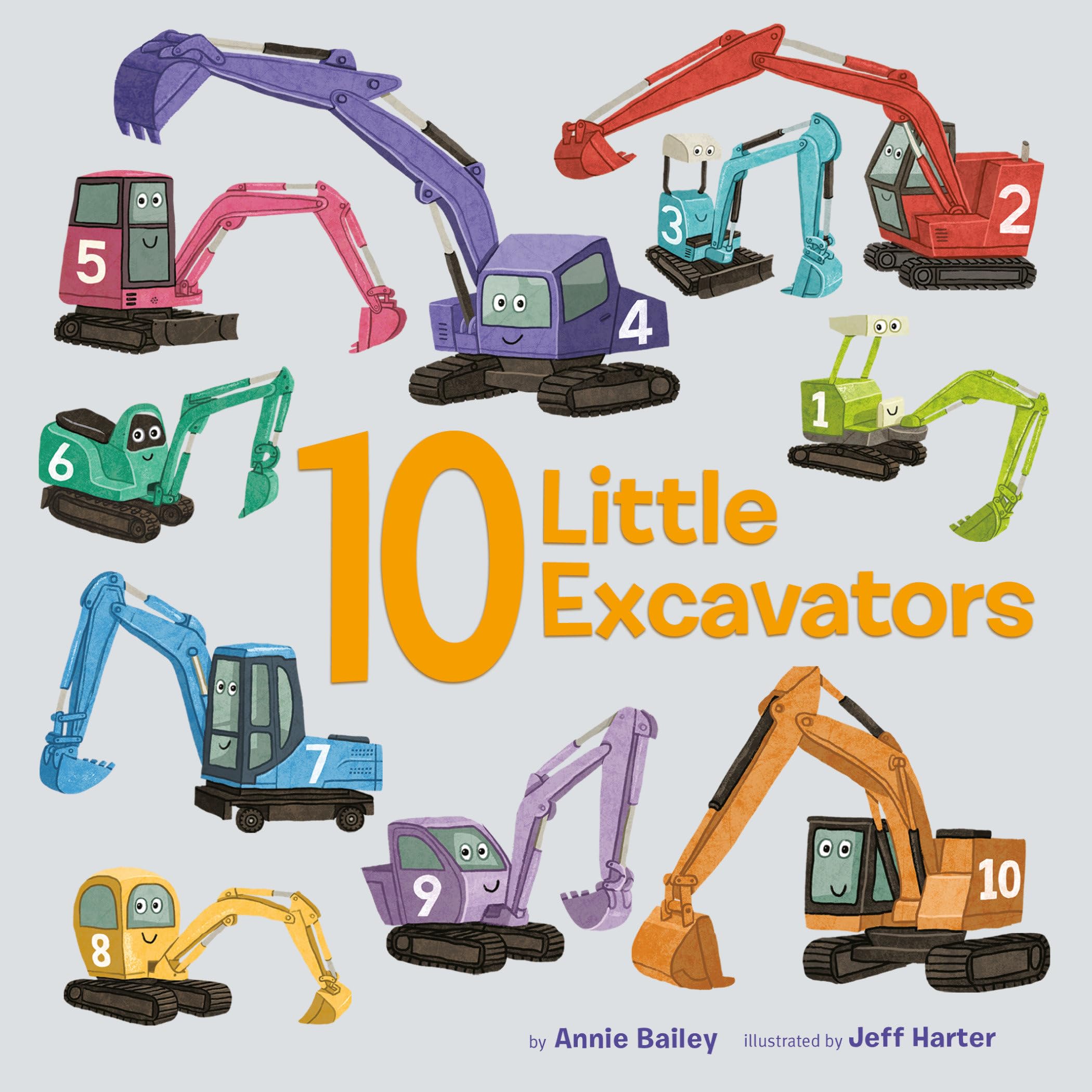 10 LITTLE EXCAVATORS (10 LITTLE