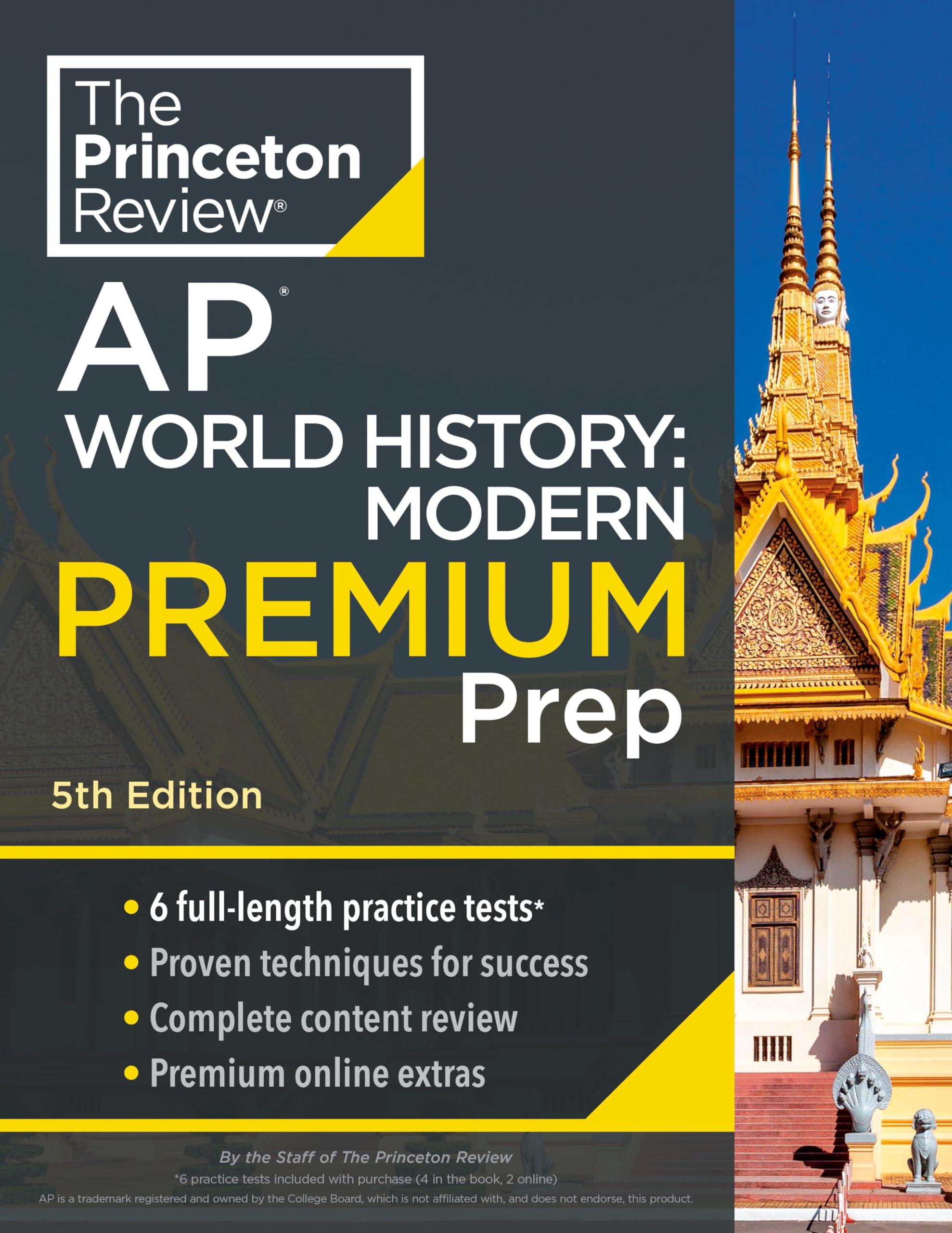 Princeton Review AP World History: Modern Premium Prep, 5th Edition: 6 Practice Tests + Complete Content Review + Strategies & Techniques (2024) (College Test Preparation) - 7372