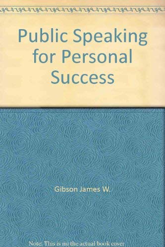 Public Speaking for Personal Success