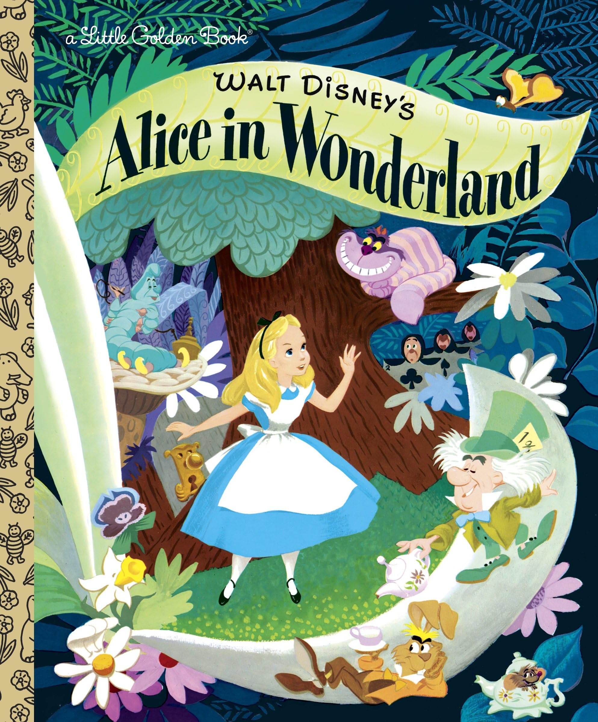 Walt Disney's Alice in Wonderland (Little Golden Books) - 5535