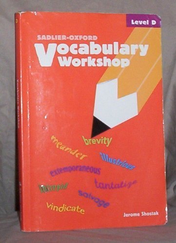 Vocabulary Workshop: Level D