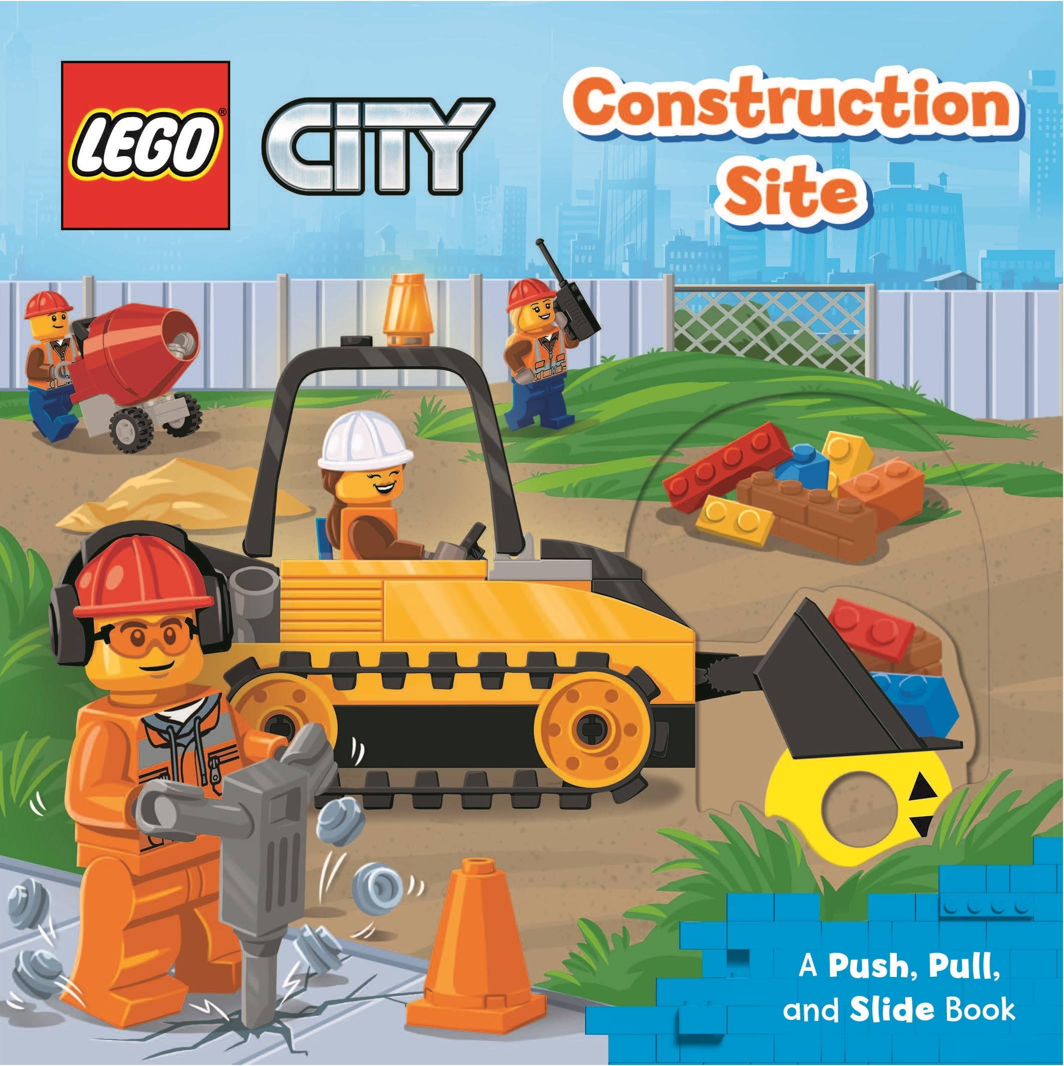 LEGO® City. Construction Site: A Push, Pull and Slide Book (LEGO® City Push Pull and Slide Books) - 5046
