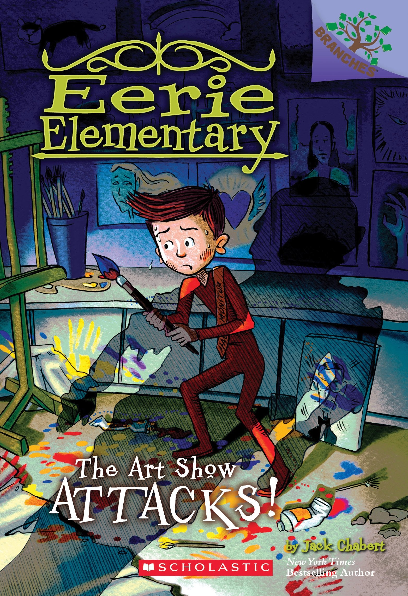 The Art Show Attacks!: A Branches Book (Eerie Elementary #9) (9) - 8443
