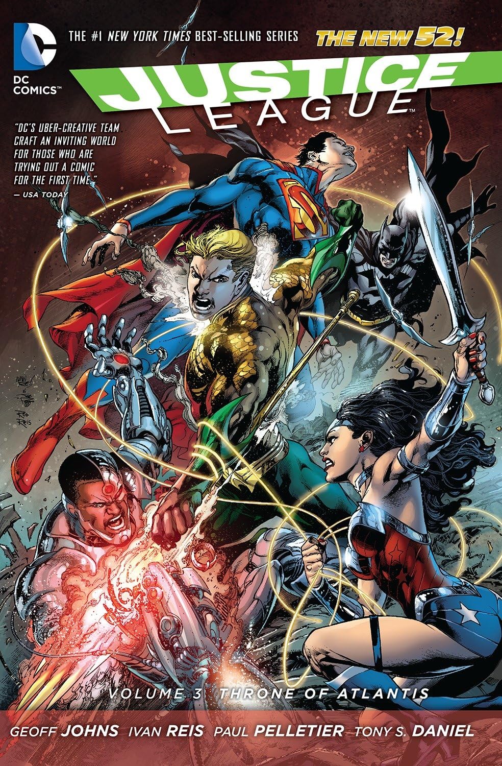 Justice League Vol. 3: Throne of Atlantis (The New 52) (Justice League: the New 52, 3)