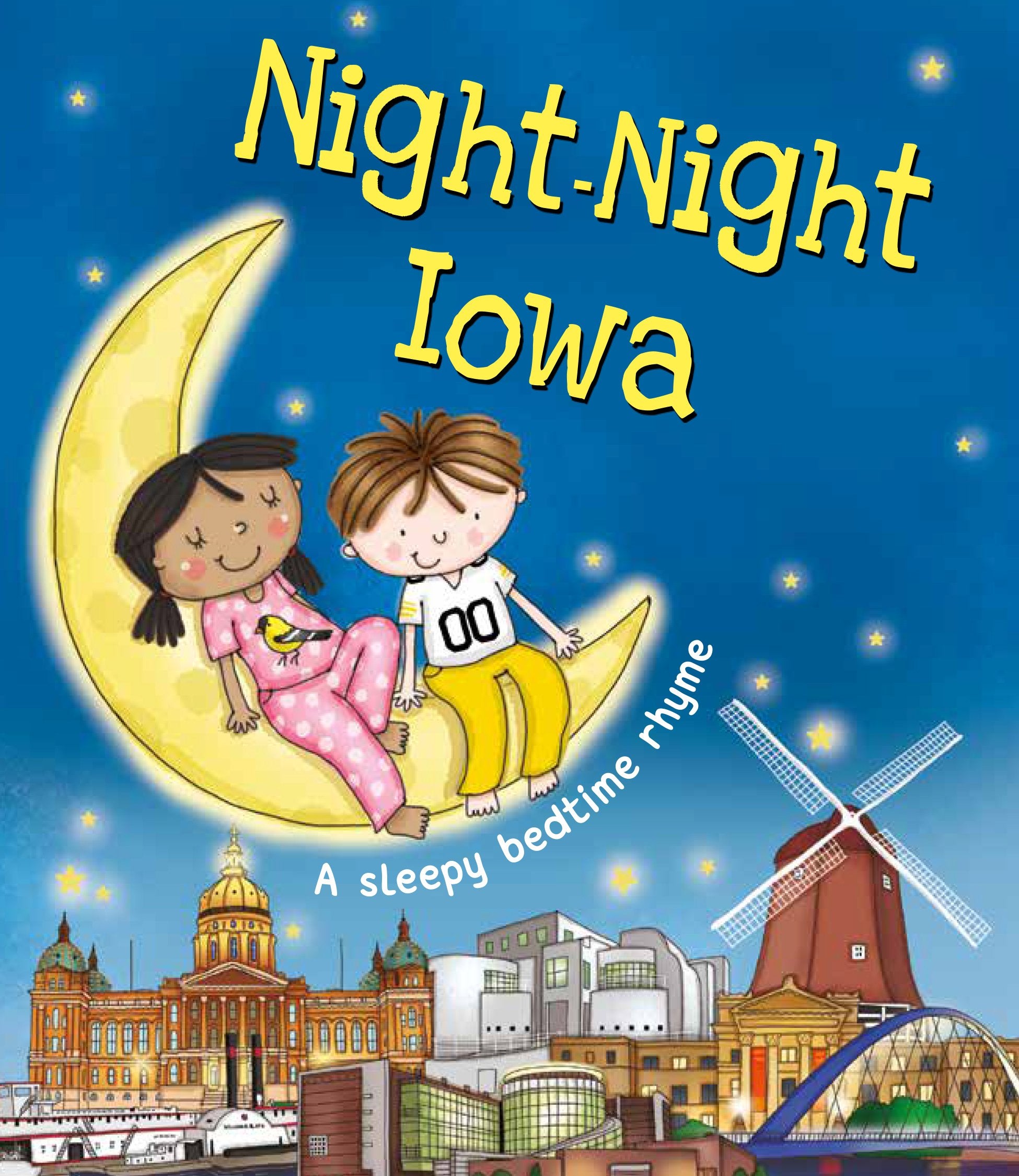 Night-Night Iowa: A Sweet Goodnight Board Book for Kids and Toddlers
