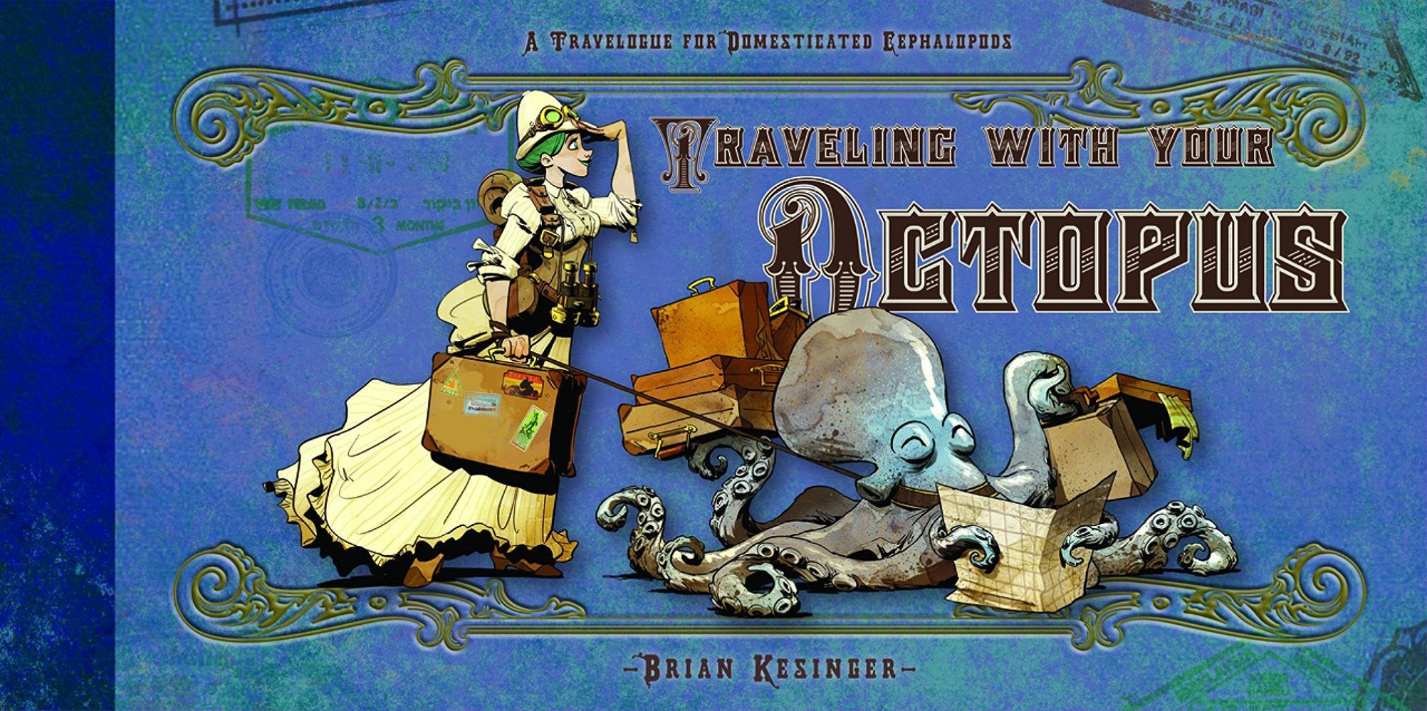 Traveling With Your Octopus (Brian Kesinger's Octopus Series) - 833