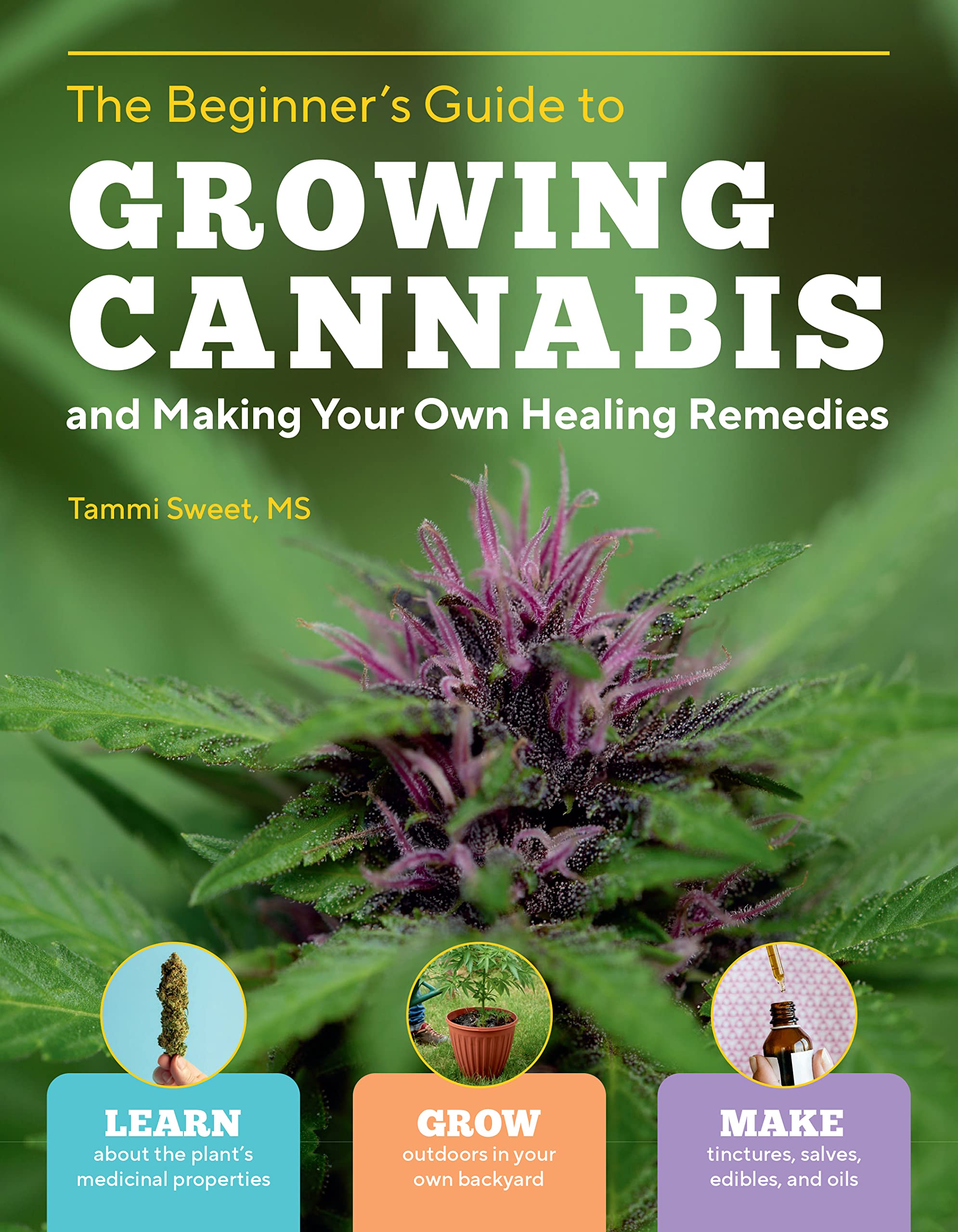 The Beginner's Guide to Growing Cannabis and Making Your Own Healing Remedies: Learn about the Plant's Medicinal Properties; Grow Outdoors in Your Own ... and Make Tinctures, Salves, Edibles, and Oils