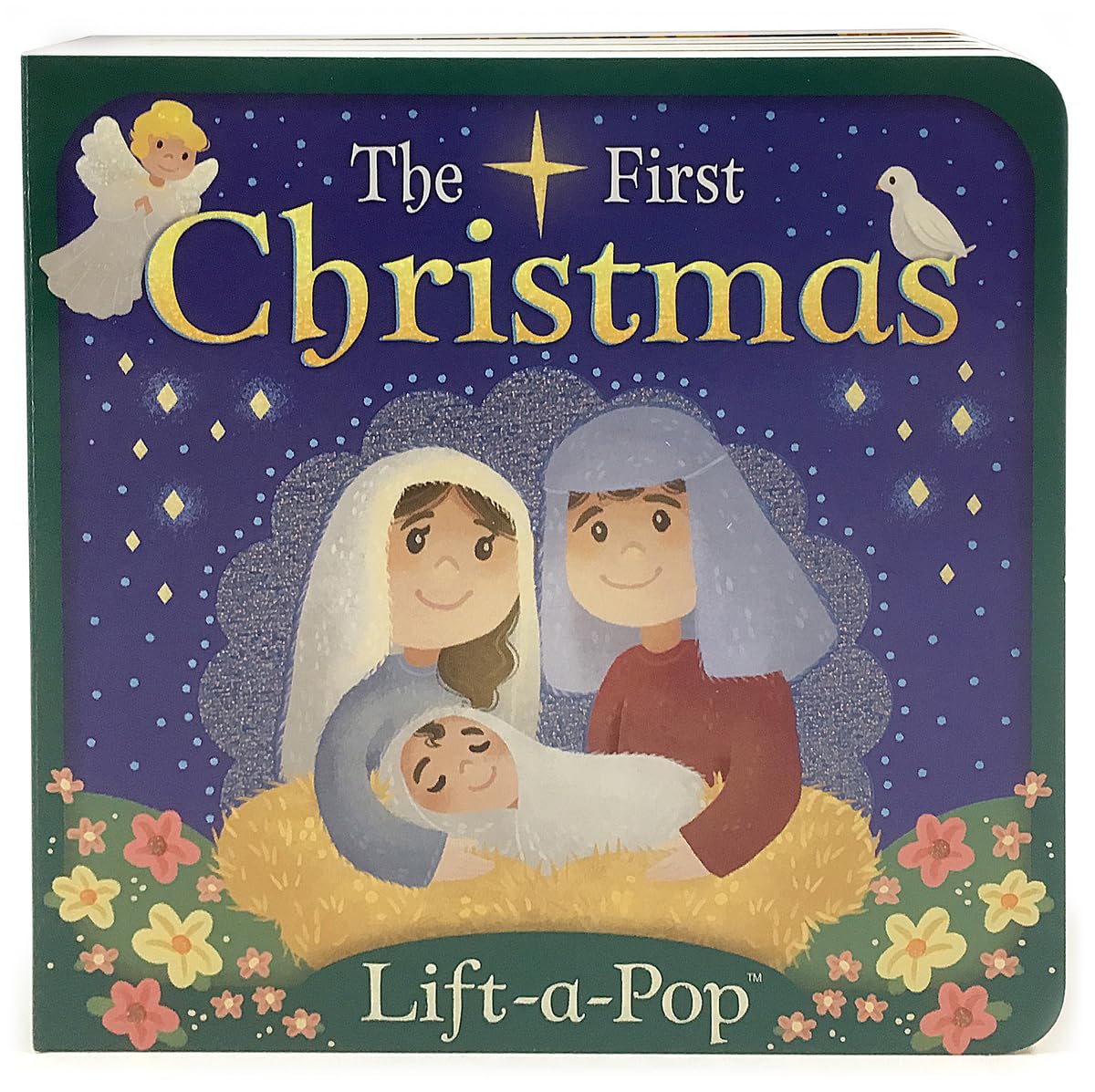 The First Christmas: Lift-a-Pop Pop-Up Nativity Board Book for Christians to Celebrate the Birth of Baby Jesus - Holiday Gift For Babies and Toddlers (Little Sunbeams) - 7794