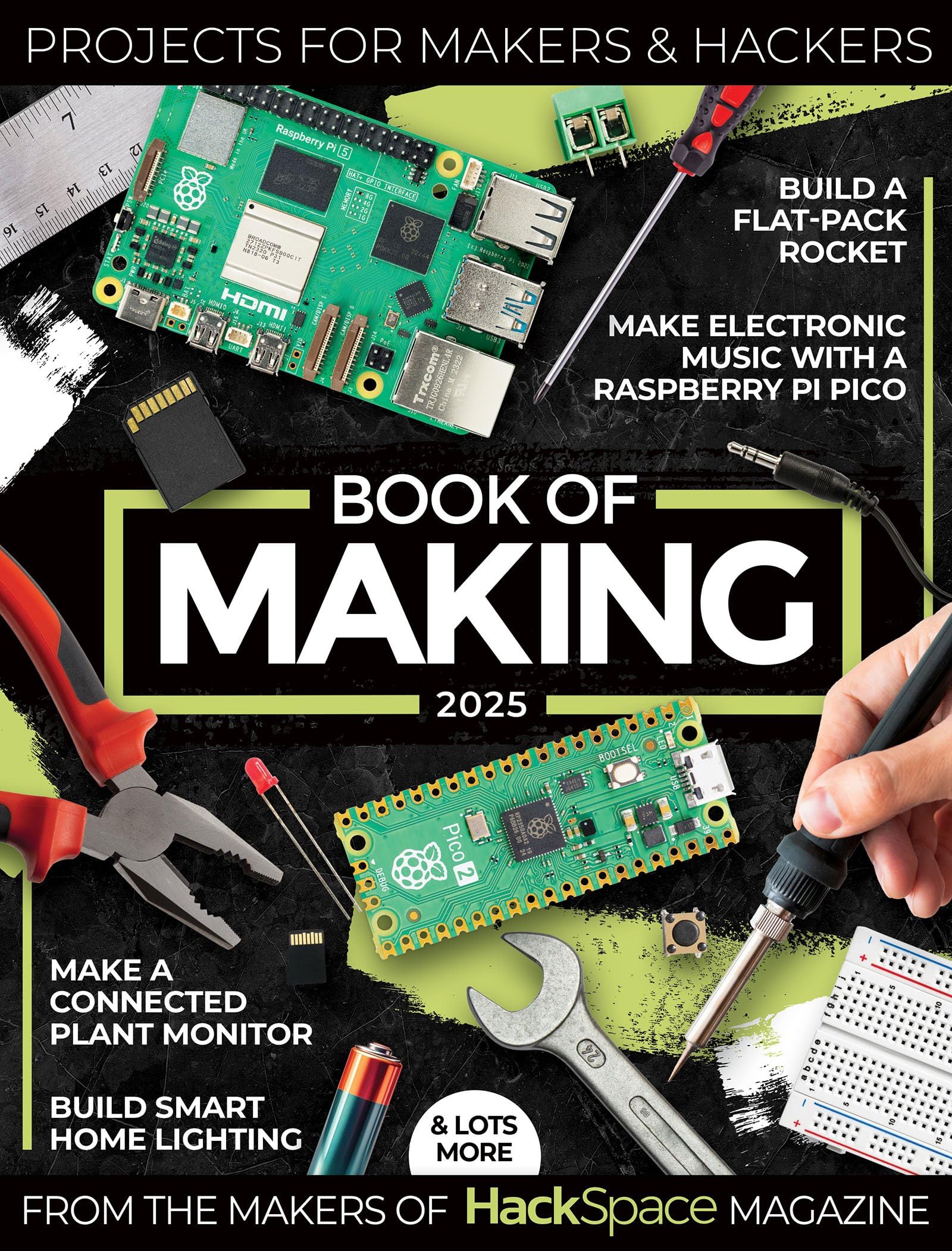 Book of Making 2025: Projects, tutorials, interviews, and reviews for makers and hackers