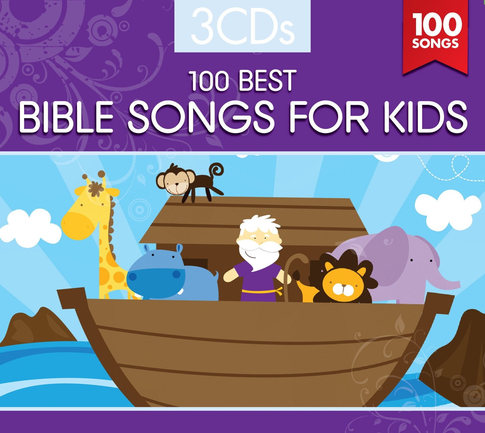 100 BEST BIBLE SONGS FOR KIDS (3 CD Set)