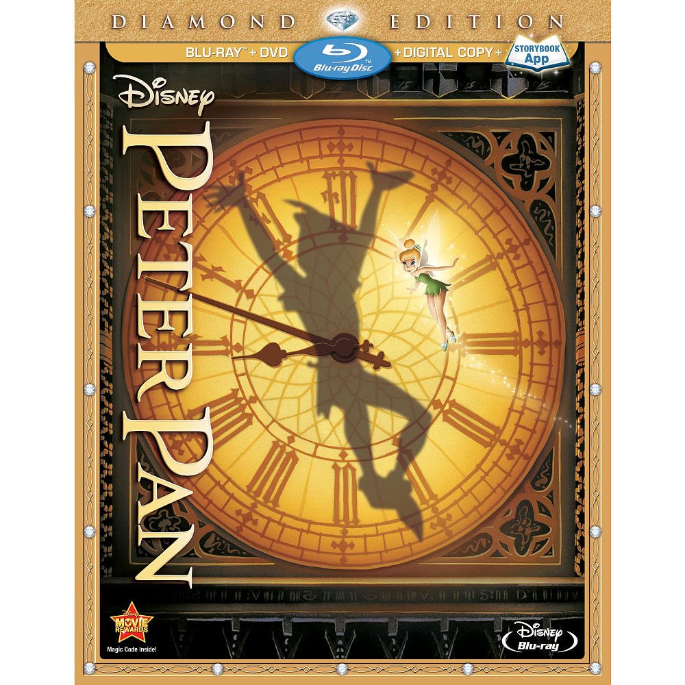 Peter Pan (Three-Disc Diamond Edition: Blu-ray/DVD + Digital Copy + Storybook App)