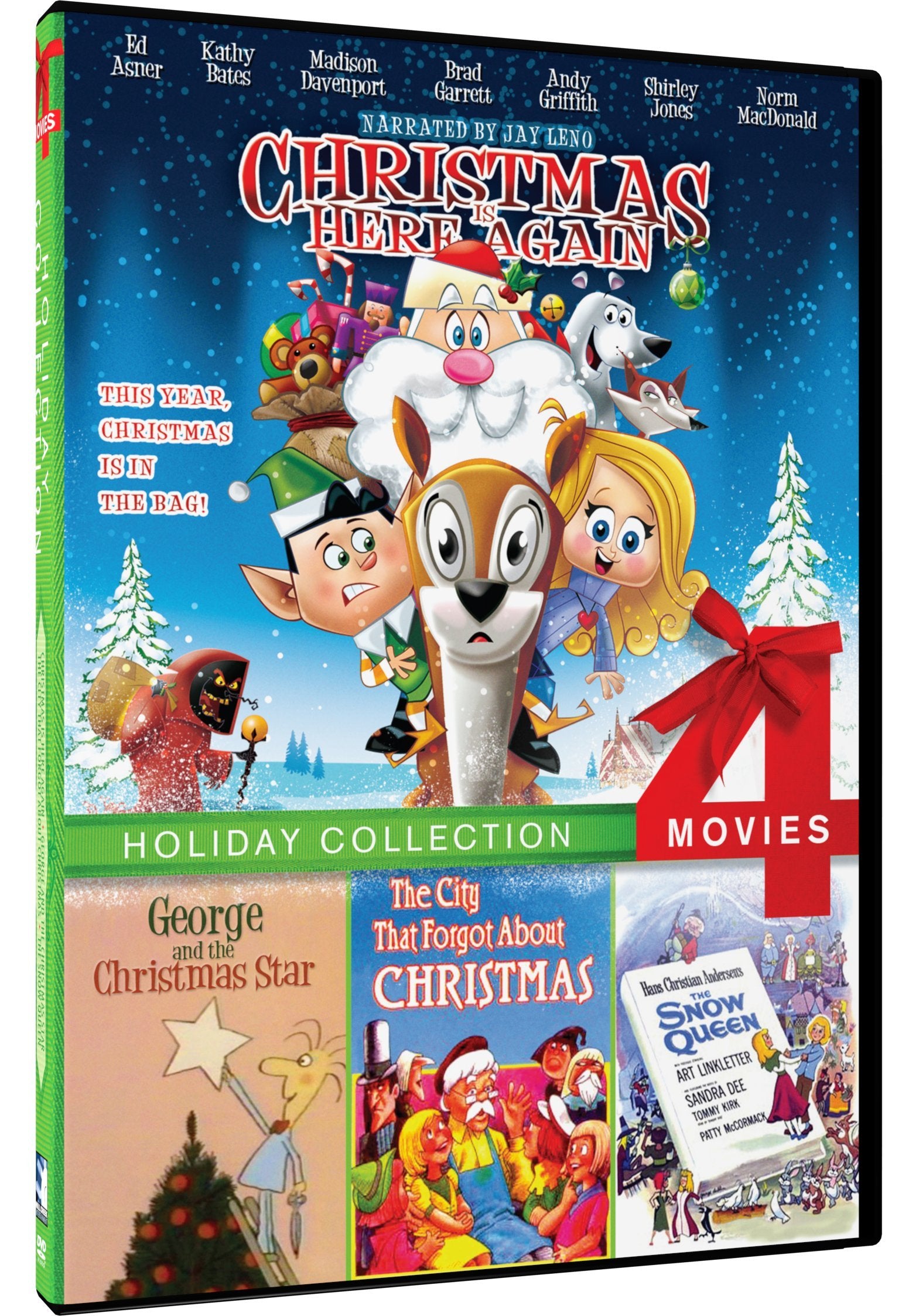 4-Movie Holiday: Christmas is Here Again/George and the Christmas Star/The City That Forgot About Christmas/The Snow Queen
