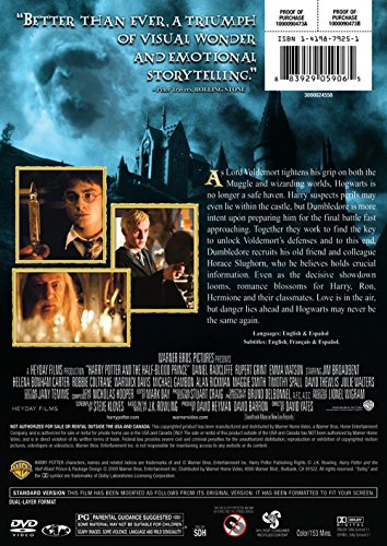 Harry Potter and the Half-Blood Prince (Single-Disc Full Screen Edition) - 6599