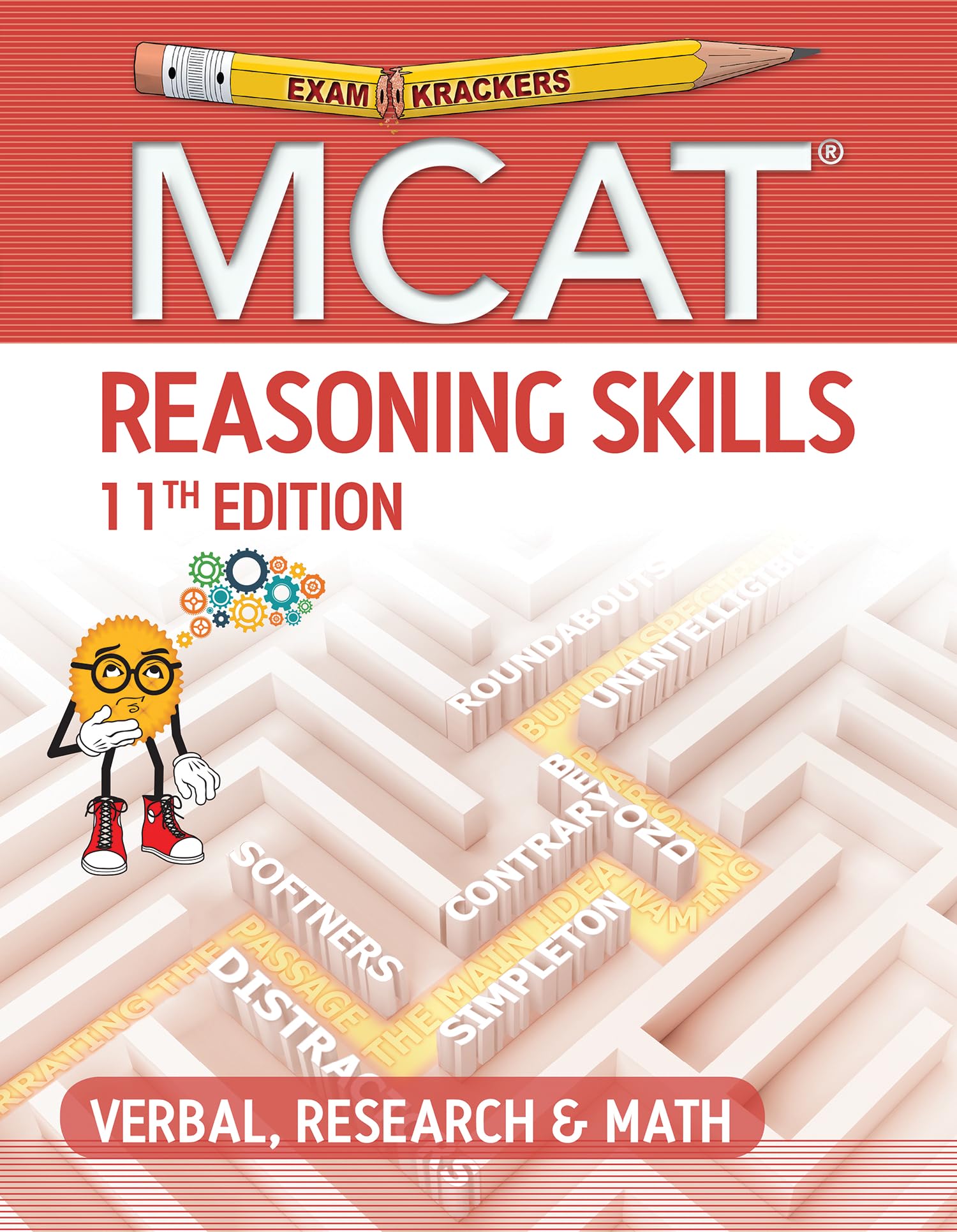 Examkrackers MCAT Reasoning Skills: Verbal, Research & Math - 6915