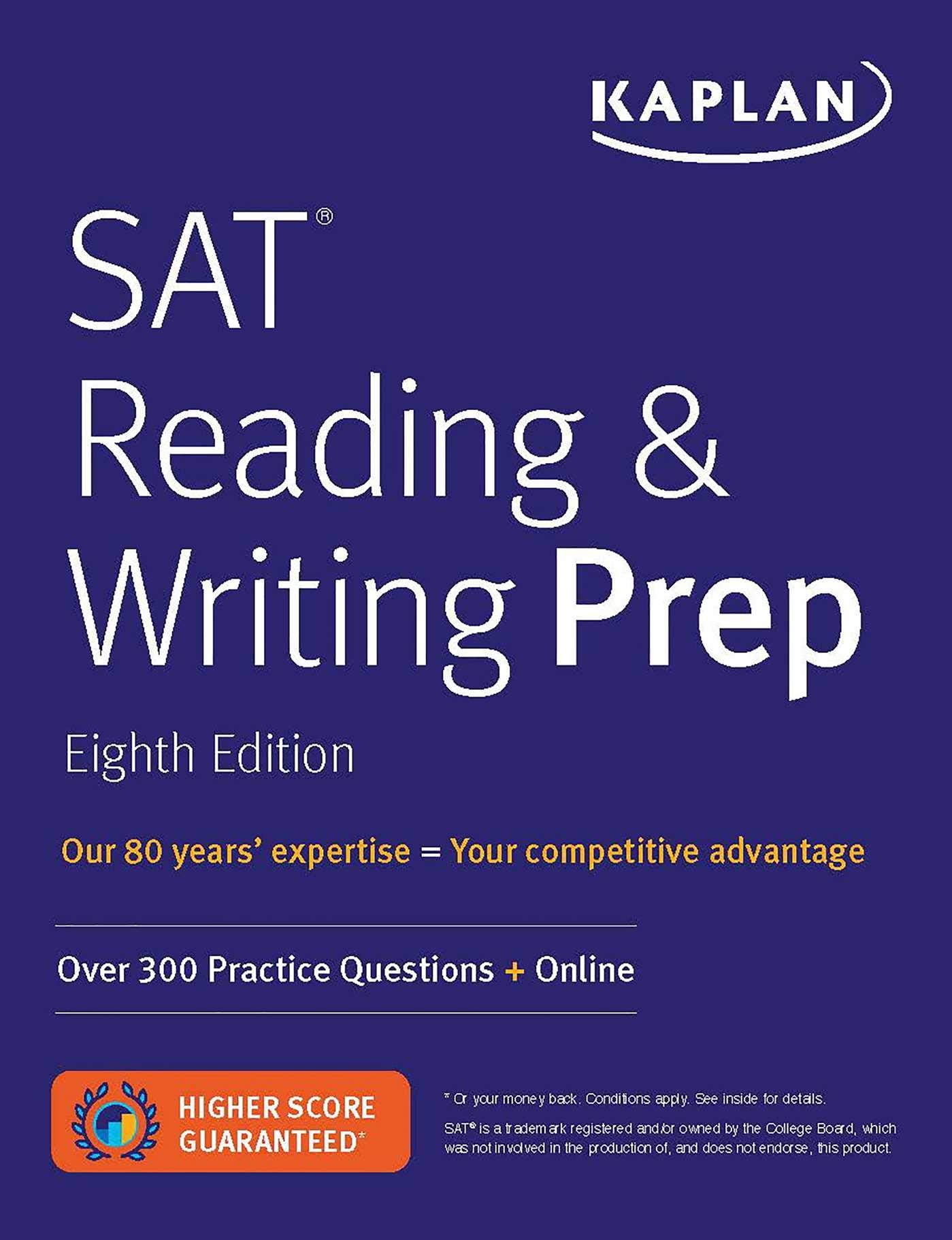 SAT Reading & Writing Prep: Over 300 Practice Questions + Online (Kaplan Test Prep) - 2251