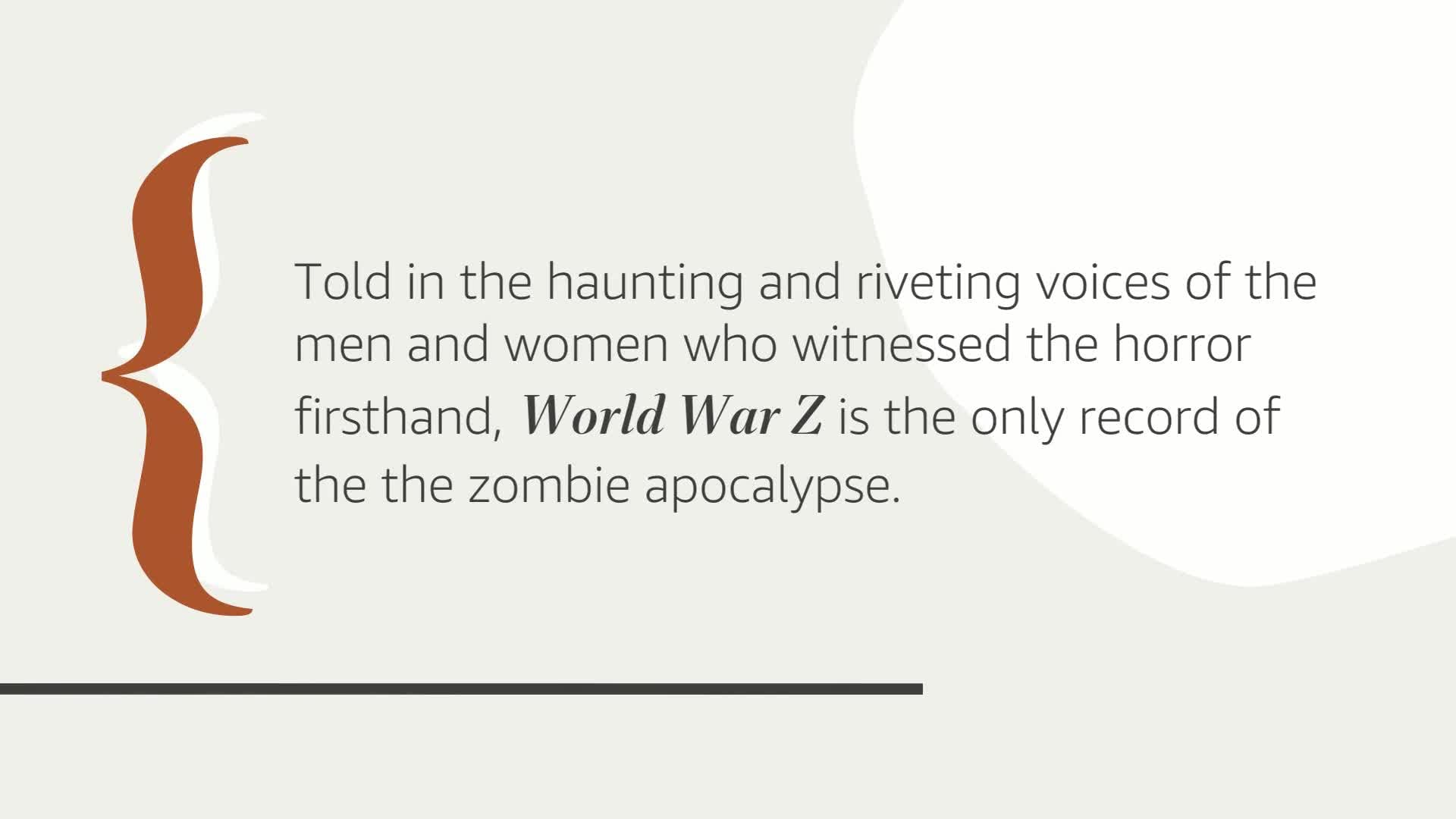 World War Z: An Oral History of the Zombie War - 9794