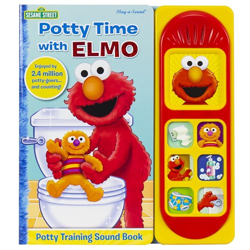 Sesame Street - Potty Time with Elmo - Potty Training Sound Book - PI Kids - 1811