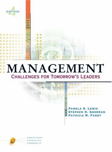 Management: Challenges for Tomorrow's Leaders - 7111