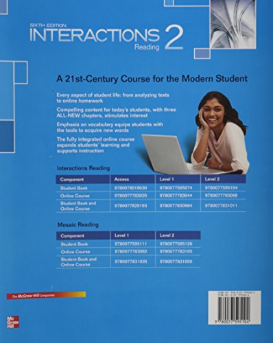 Interactions Level 2 Reading Student Book - 556