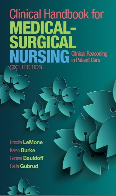 Clinical Handbook for Medical-Surgical Nursing: Clinical Reasoning in Patient Care - 9997