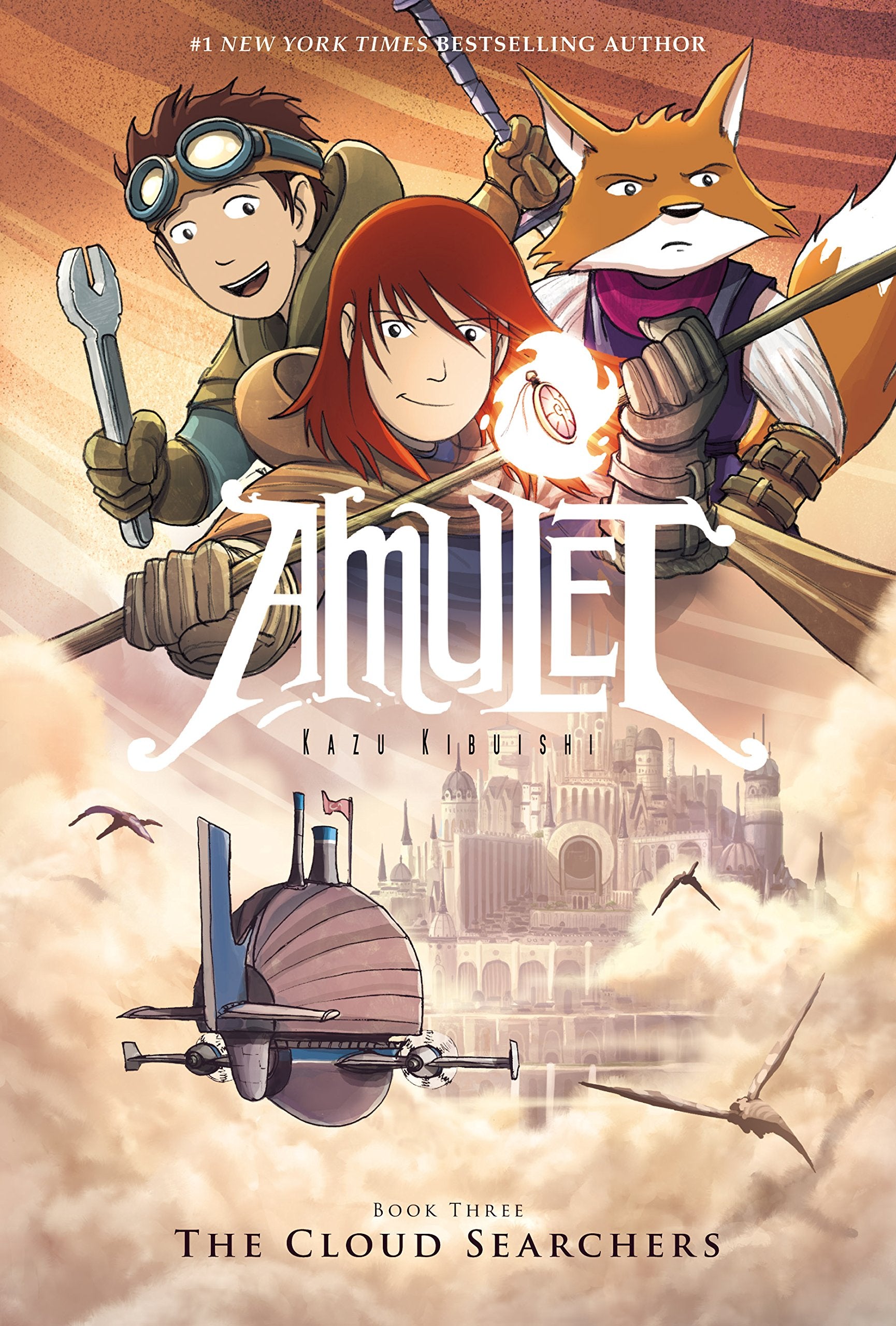 The Cloud Searchers: A Graphic Novel (Amulet #3) (3)