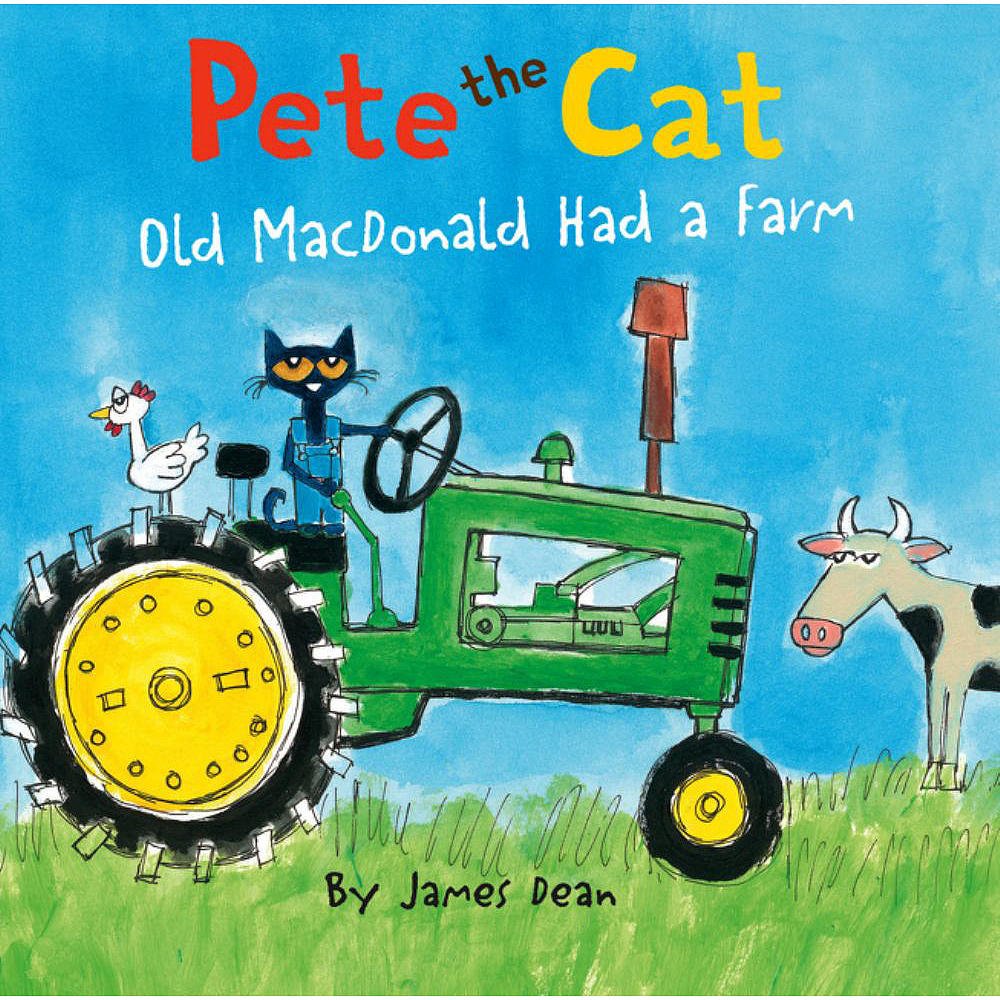 Pete the Cat: Old MacDonald Had a Farm Board Book - 5541