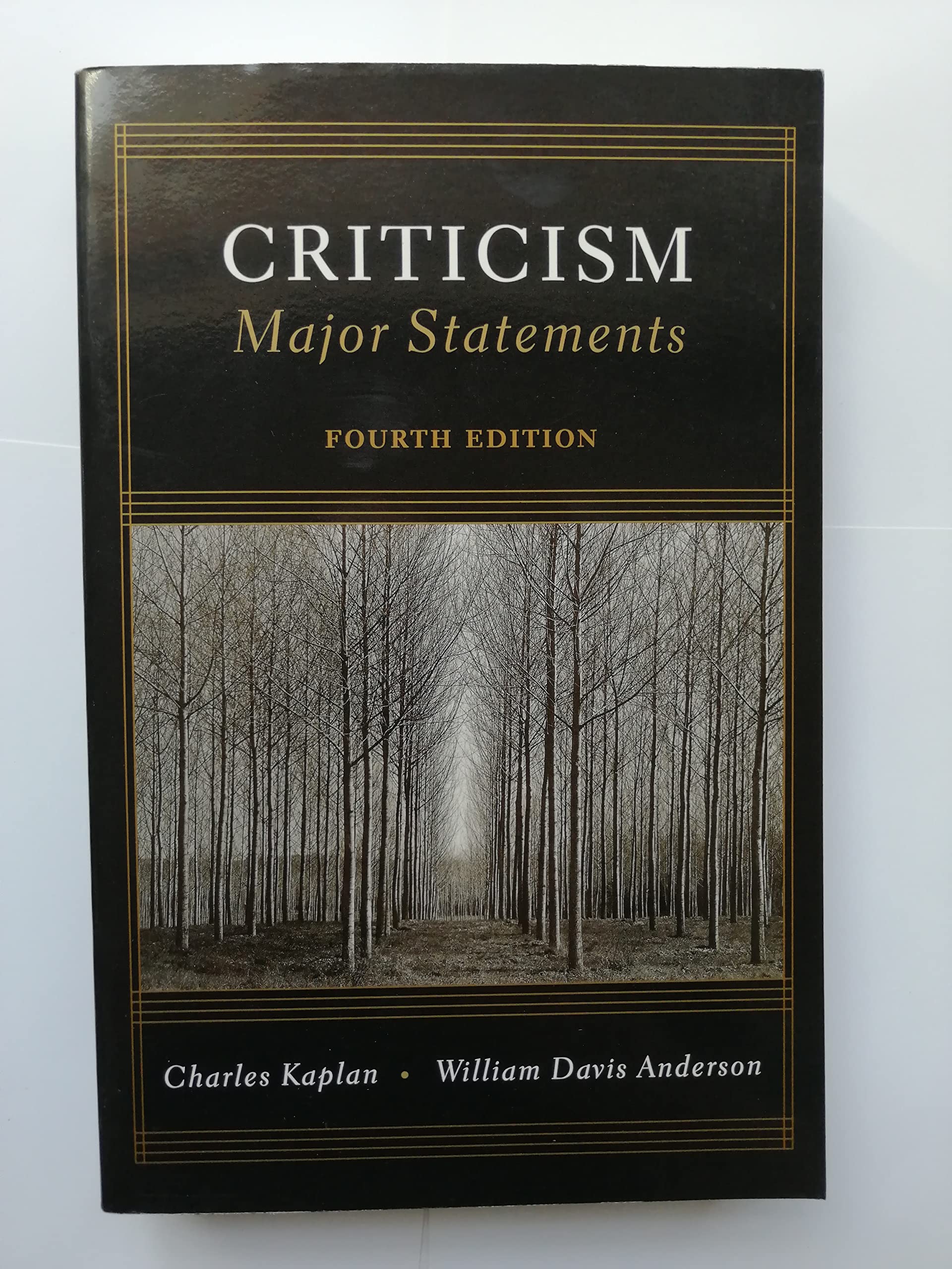 Criticism: Major Statements, 4th Edition - 6770