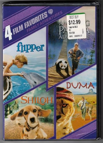 4 Film Favorites: Family Adventures (The Amazing Panda Adventure, Duma, Flipper, Shiloh) - 8322