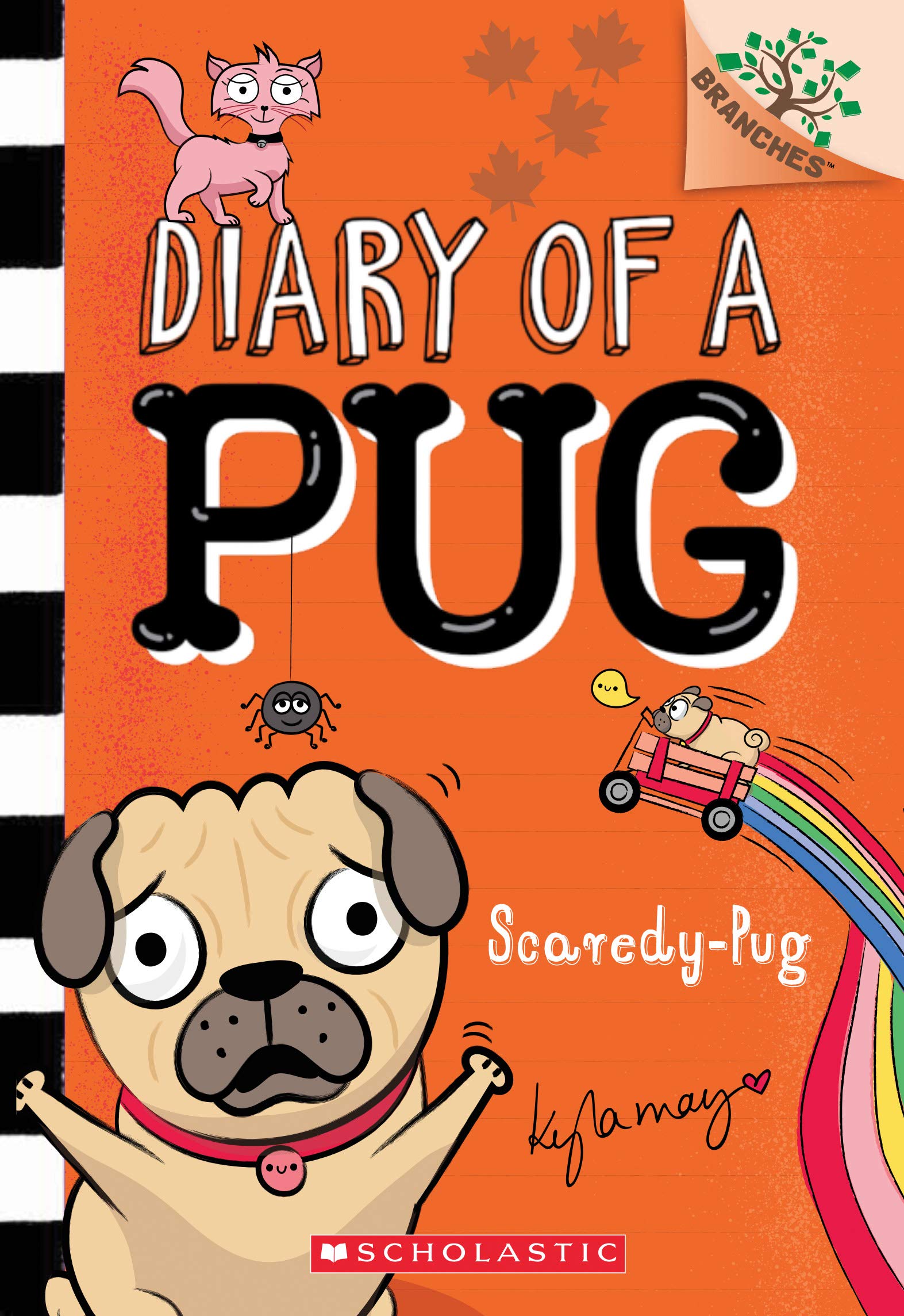 Scaredy-Pug: A Branches Book (Diary of a Pug #5) (5) - 9581