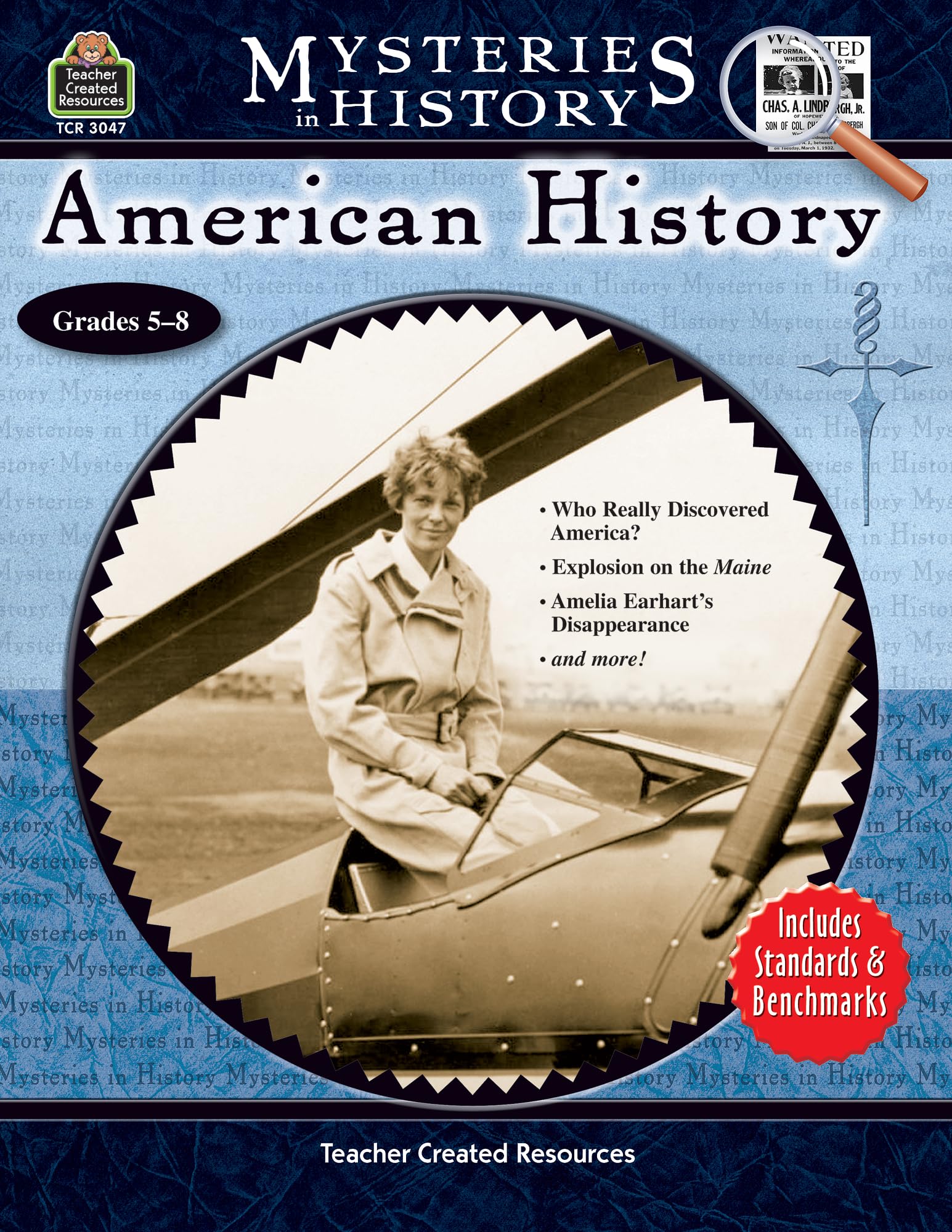 Teacher Created Resources Mysteries in History Series - American History Workbook - 2818