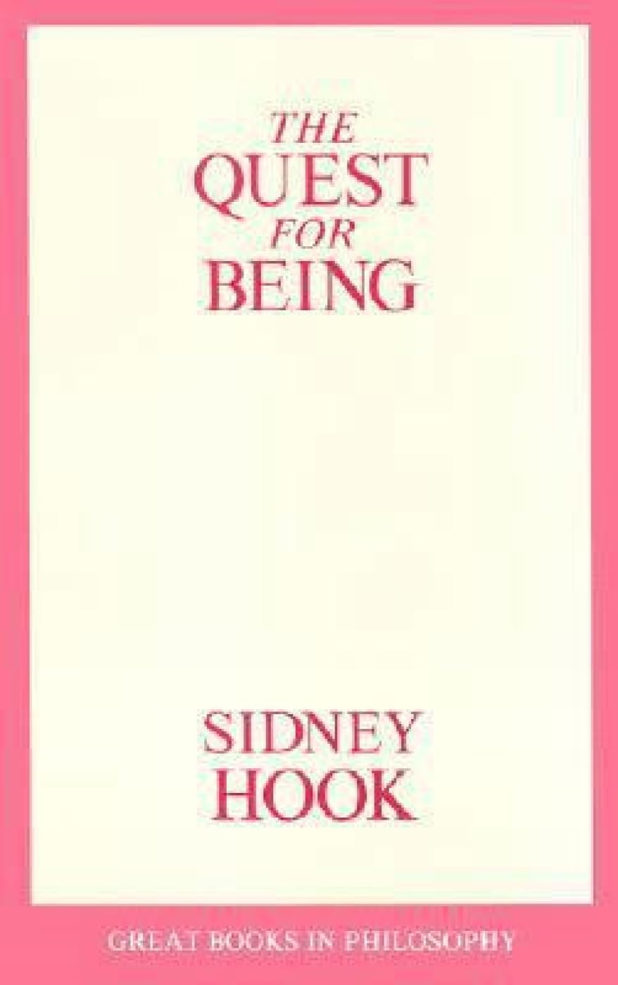 The Quest for Being (Great Books in Philosophy) - 3817