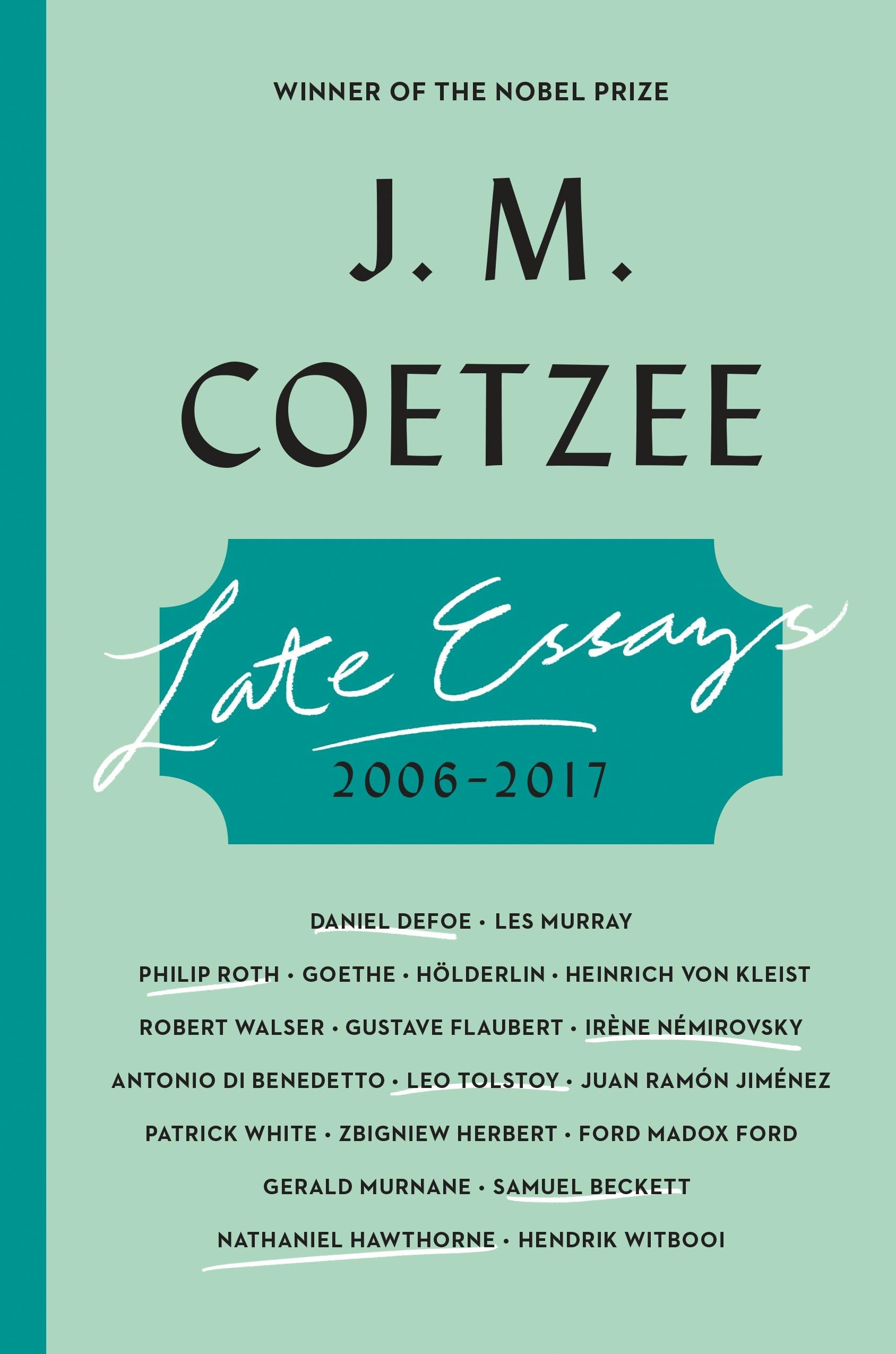 Late Essays: 2006-2017 - 488