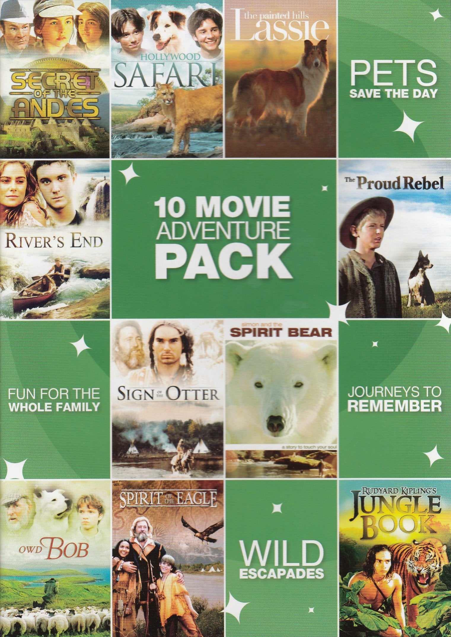 10-Movie Family Adventure Pack V.1 - 6425