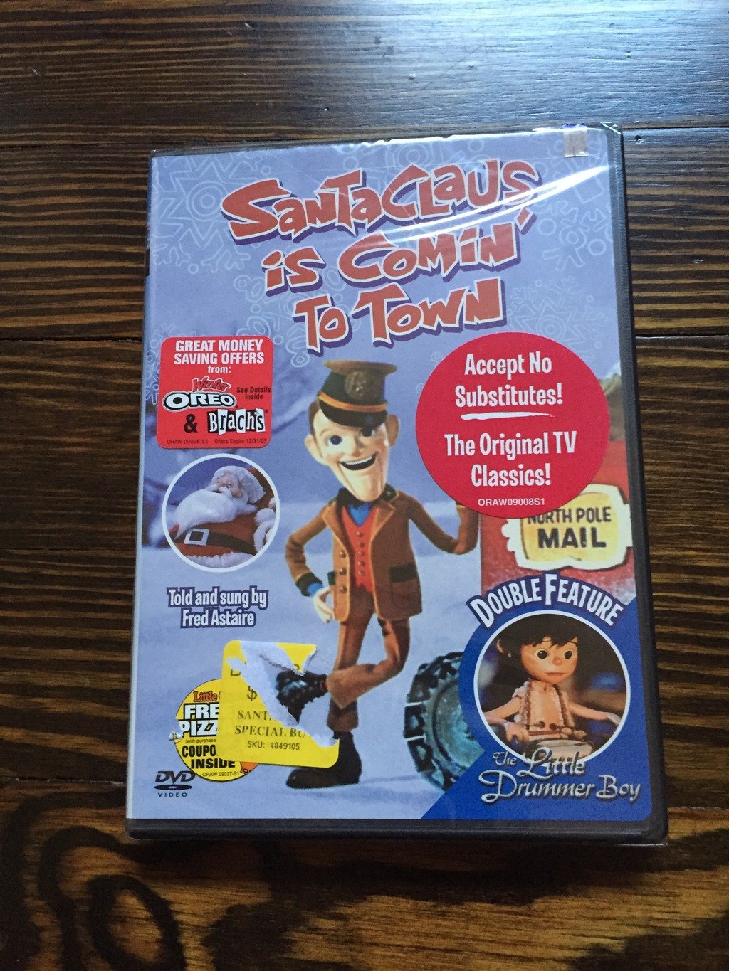 Santa Claus Is Comin' to Town/The Little Drummer Boy [DVD] - 1222