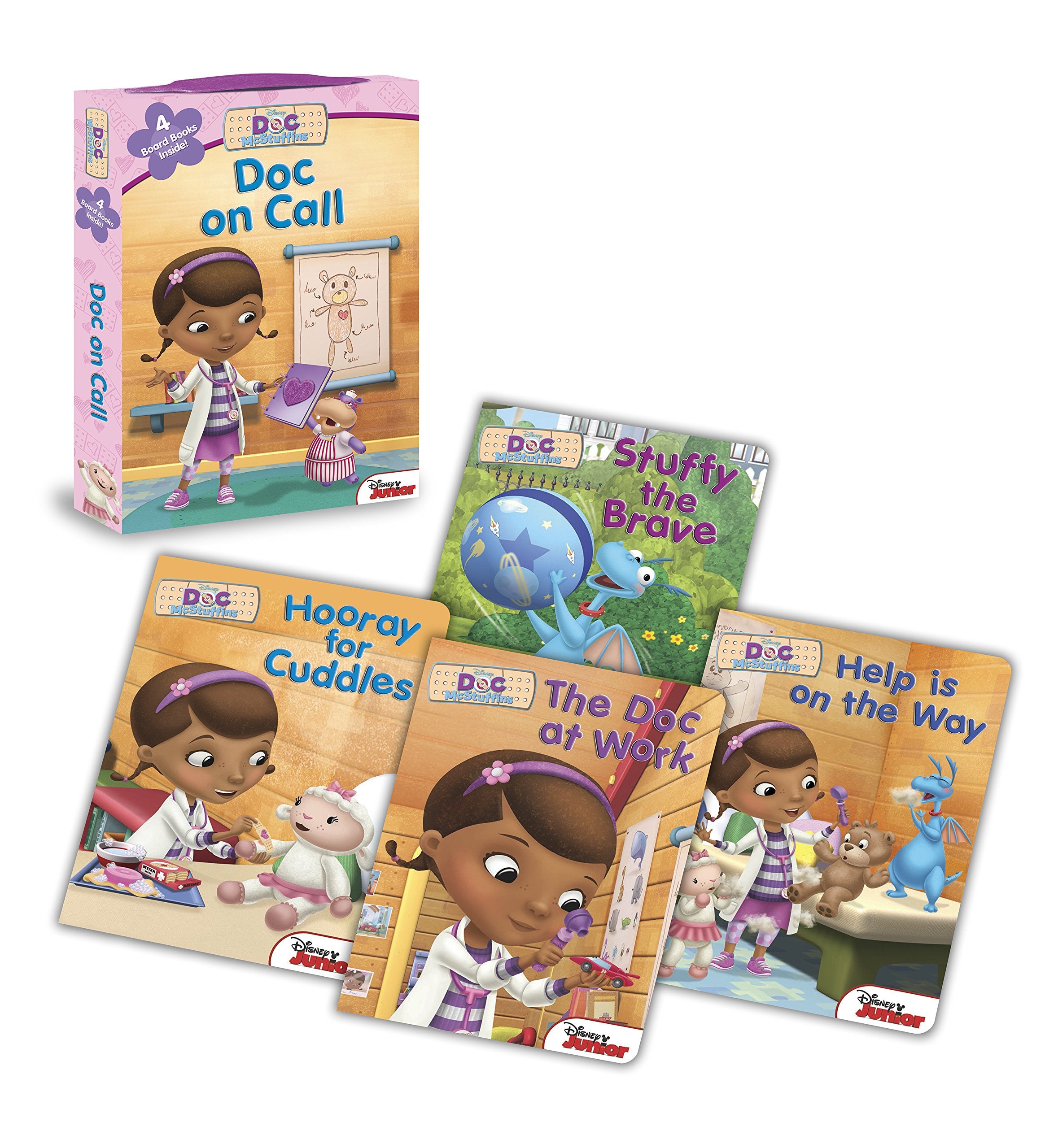 Doc McStuffins Doc on Call: Board Book Boxed Set (Doc Mcstuffins, 4) - 7755