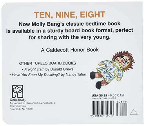 Ten, Nine, Eight Board Book: A Caldecott Honor Award Winner (Caldecott Collection) - 2123