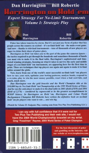 Harrington on Hold 'em Expert Strategy for No Limit Tournaments, Vol. 1: Strategic Play - 490