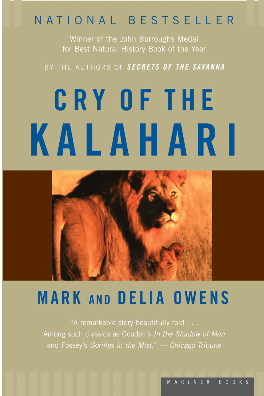 CRY OF THE KALAHARI - 3010