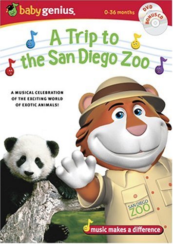 Baby Genius - A Trip to the San Diego Zoo (w/ bonus music CD) - 6925