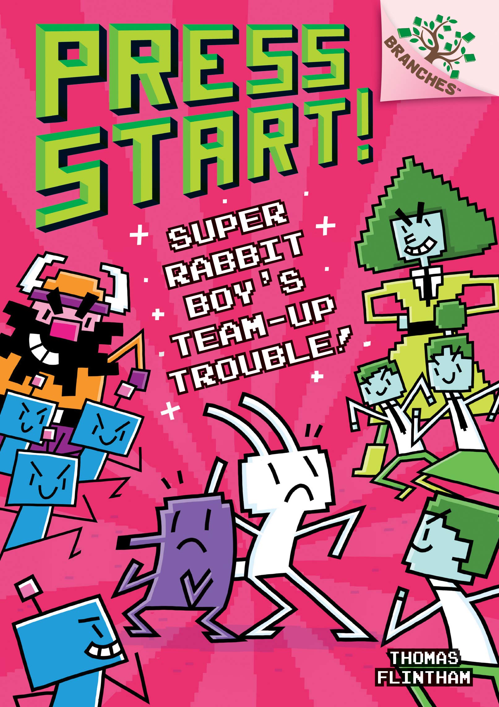 Super Rabbit Boys Team-Up Trouble!: A Branches Book (Press Start! #10) (10) - 4702