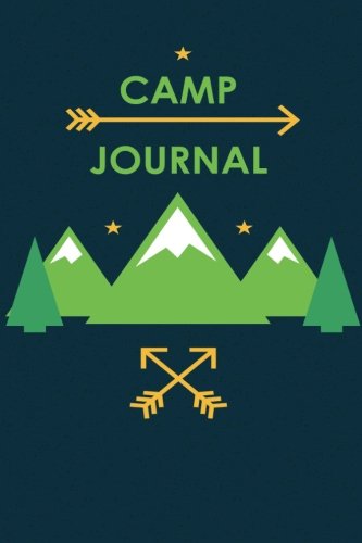 Camp Journal: Small Journal for Recording Camp Notes, Thoughts, Ideas, Half Blank for Sketching or Doodling, Half LIned for Thoughts, Ideas, Gift for Camper - 2097