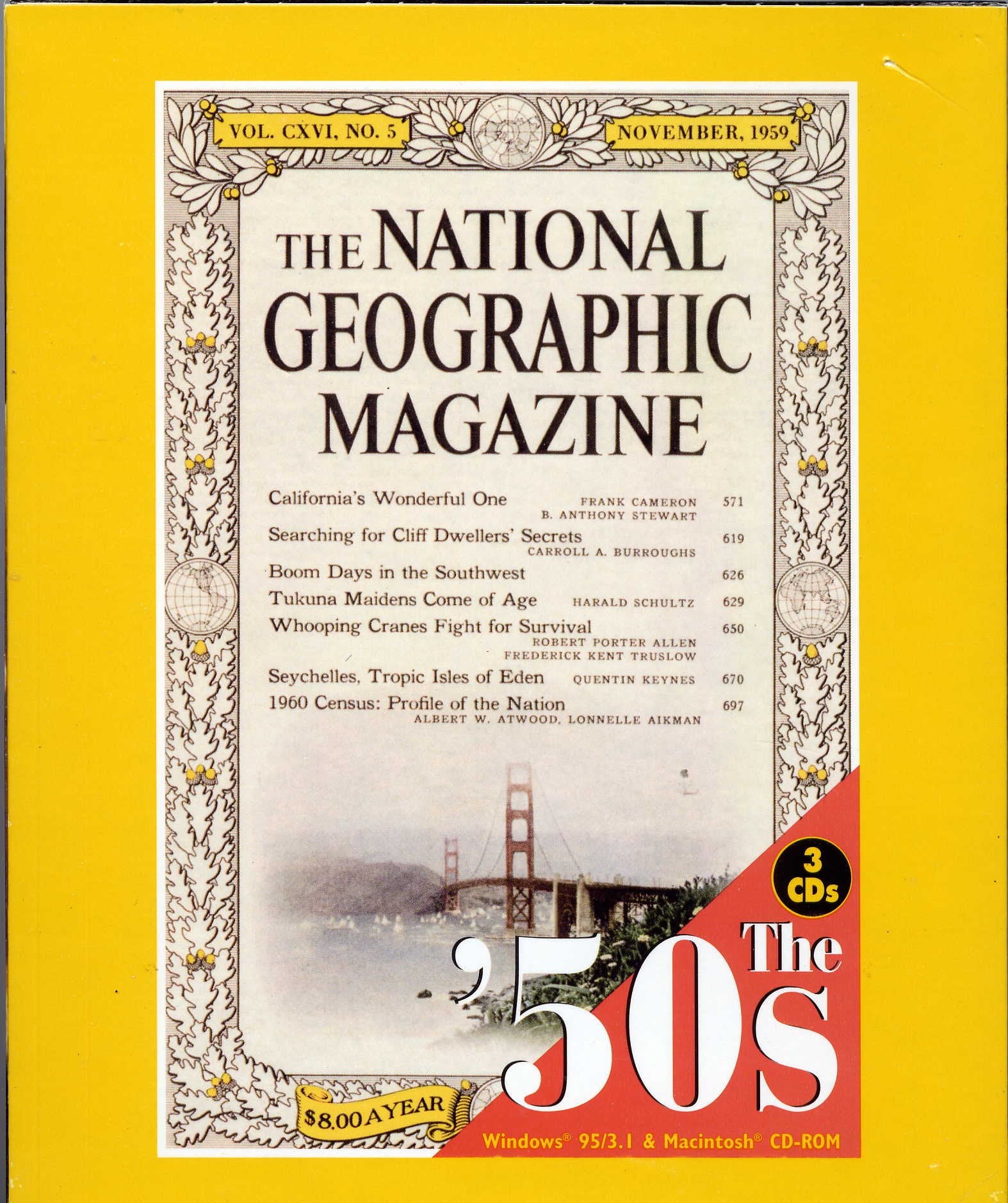 The '50s - A Decade of National Geographic Magazine on CD-ROM - 8803