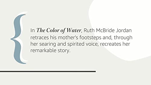 THE COLOR OF WATER: A BLACK MAN' - 8748