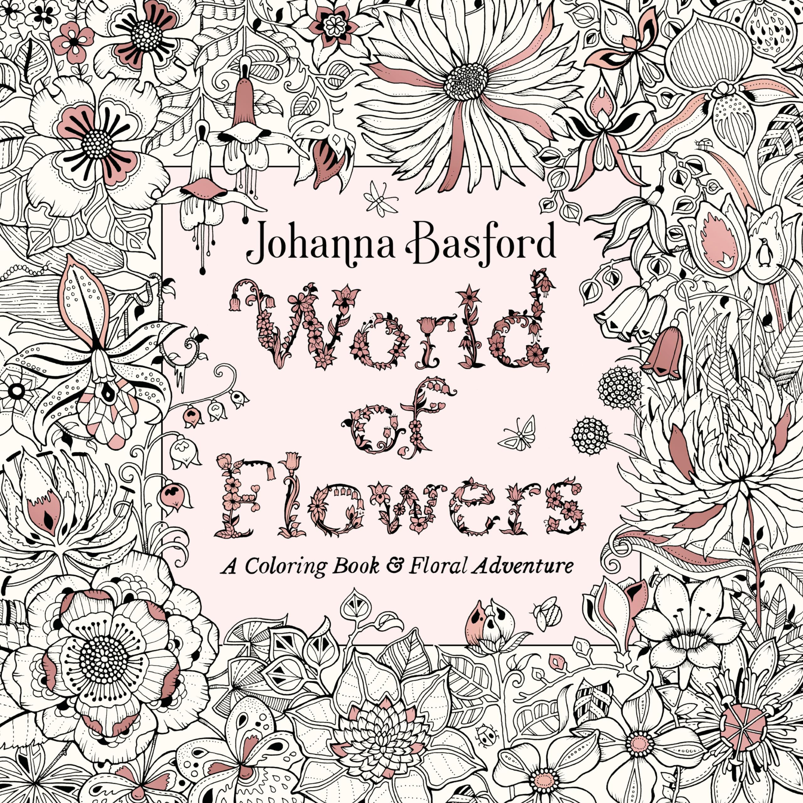 World of Flowers: A Coloring Book and Floral Adventure - 2246